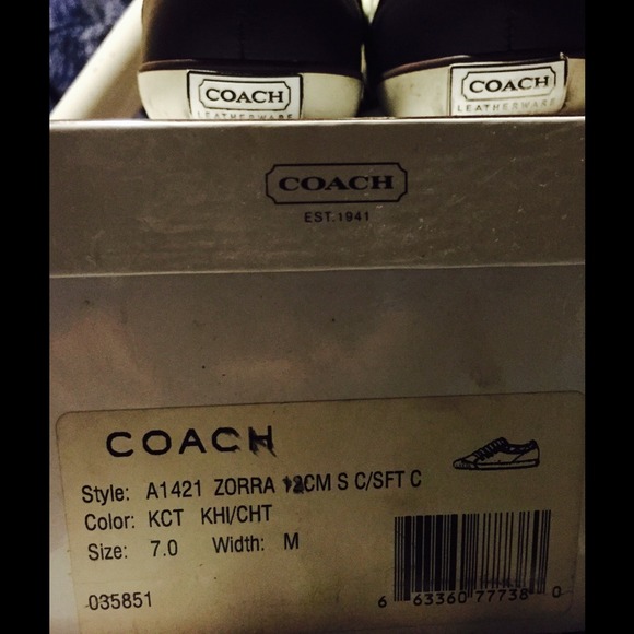 Coach Tennis Shoes - Picture 3 of 4