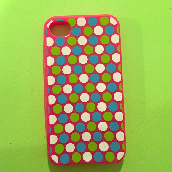 Pink dot iPhone case