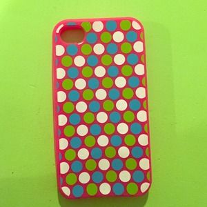 Pink dot iPhone case