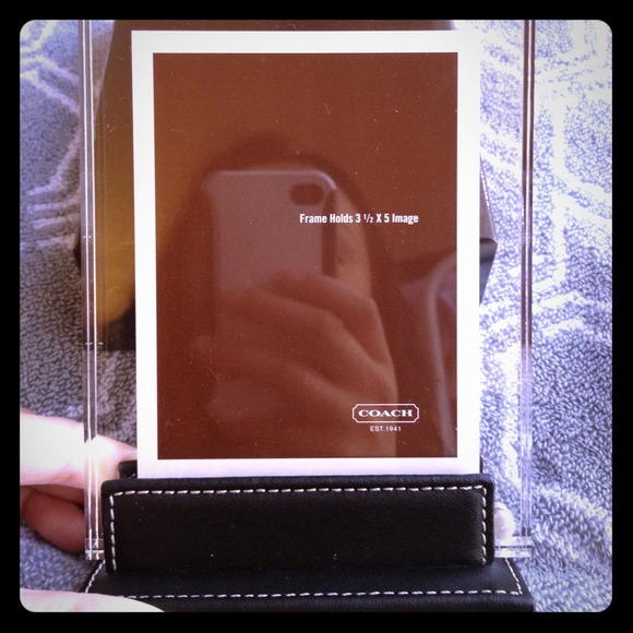 Modern Coach Glass Picture Frame