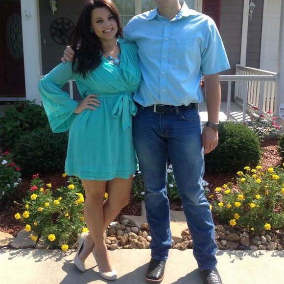 Tiffany blue dress