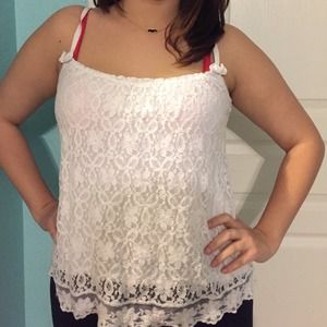 Lacy tank top