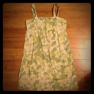 Light Green Spring Flower Top by Hollister