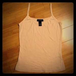 Fitted Nude Tank by Ann Taylor
