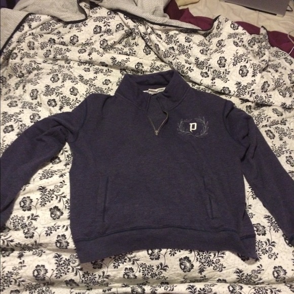 VICTORIA SECRET PINK YOGA HALF-ZIP JACKET