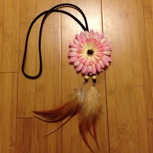 Pink Daisy Necklace!!