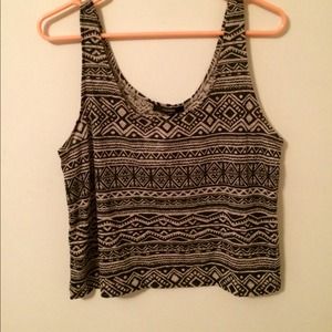 A cute Aztec printed crop top from Forever21.