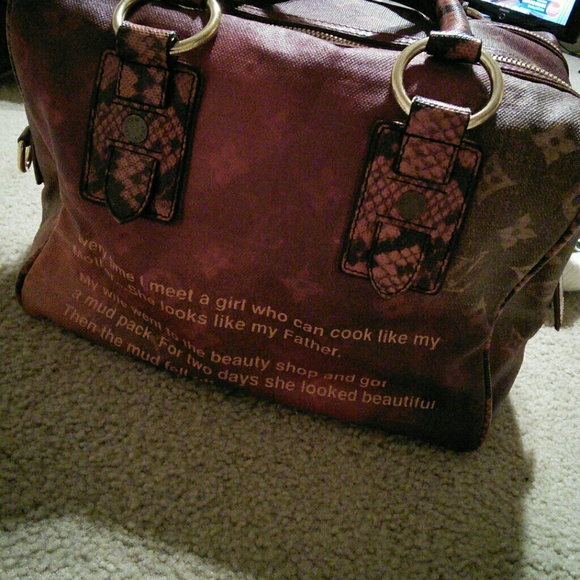 😉Host Pick Louis Vuitton Mancrazy Jokes Bag*SOLD - Picture 3 of 4
