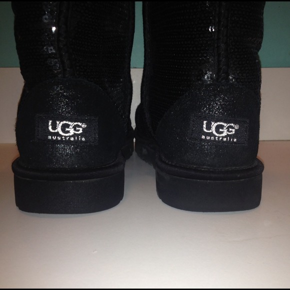 UGG Boots - Black UGG sparkle boot