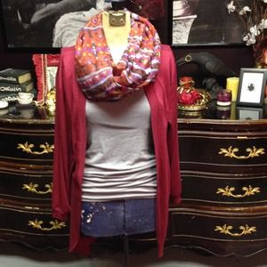 Maroon Cardigan