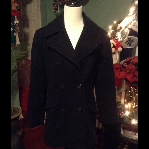 Navy Women's Pea Coat