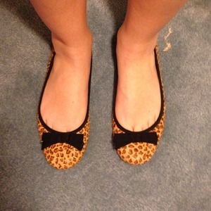 Cheetah print flats.