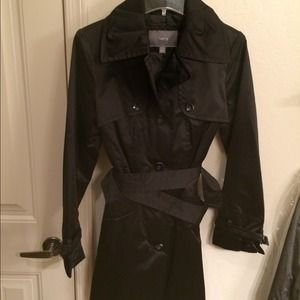 Black Trench Jacket NWOT