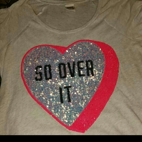 PINK 'SO OVER IT' top - Picture 2 of 2