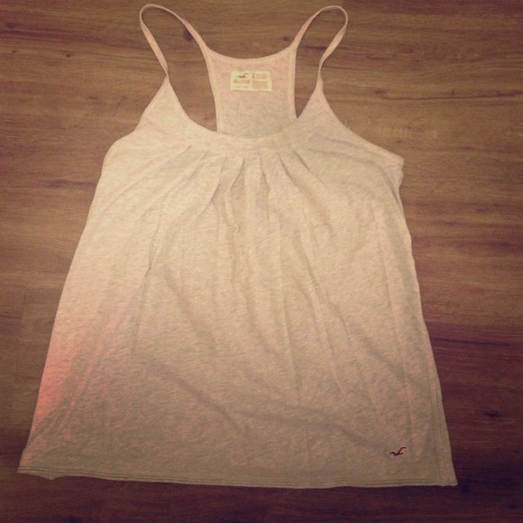 Plain gray tank top