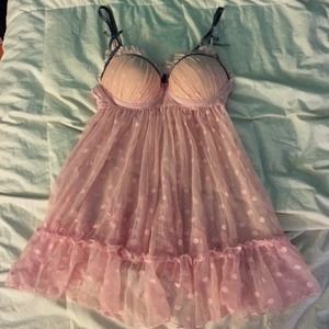 Baby pink babydoll