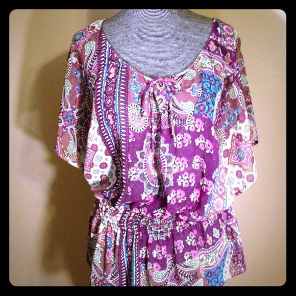 Boho Paisley Tunic