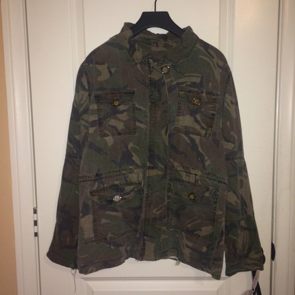 Faded camo jacket