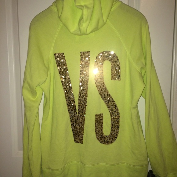 Victoria secret jacket - neon green