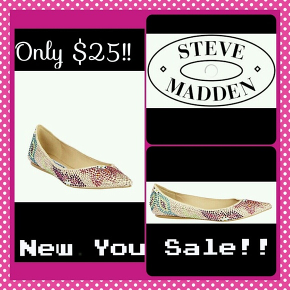 🚫SOLD🚫Fabulous Bejeweled Flats for any occasion!
