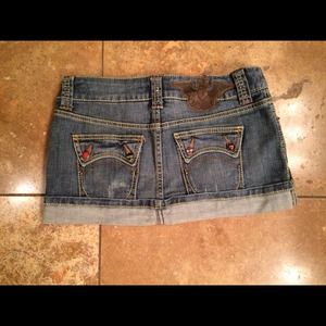 freestyle revolution MINI jean skirt size 3/26