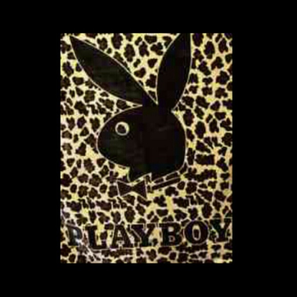 Official Playboy bunny cheetah print blanket 😻‼️
