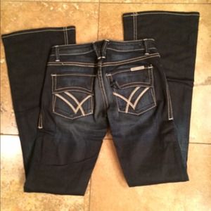 William Rast Belle jeans dark indigo 24x 34 NEW!