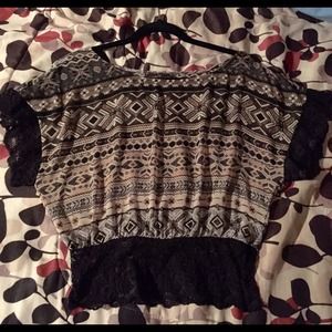 Tribal Chiffon Top
