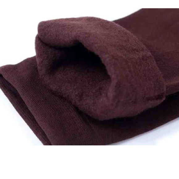 White Comfy Warm Leggings. - Picture 4 of 4