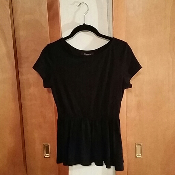 Peplum flare top