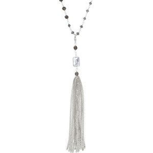 Stella & Dot- Gitane tassel necklace