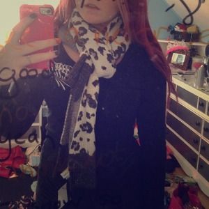 Cheetah Calvin Klein scarf!