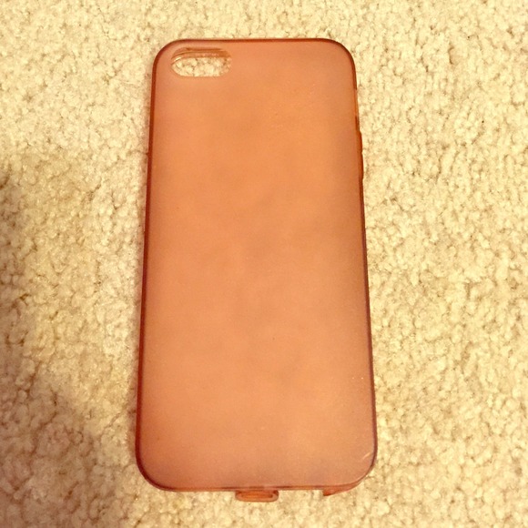 Sheer pink iPhone 5 case