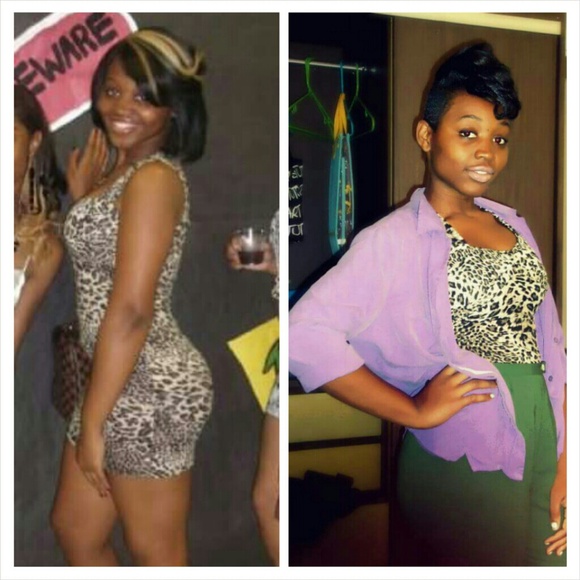 Cheetah print dress