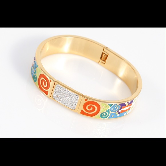Jewelry - Stainless steel, 18karat gold plated bangle Jewelry - Stainless steel, 18karat gold plated bangle