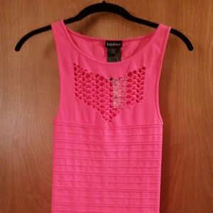 BEBE - Mesh detail Dress *never worn*