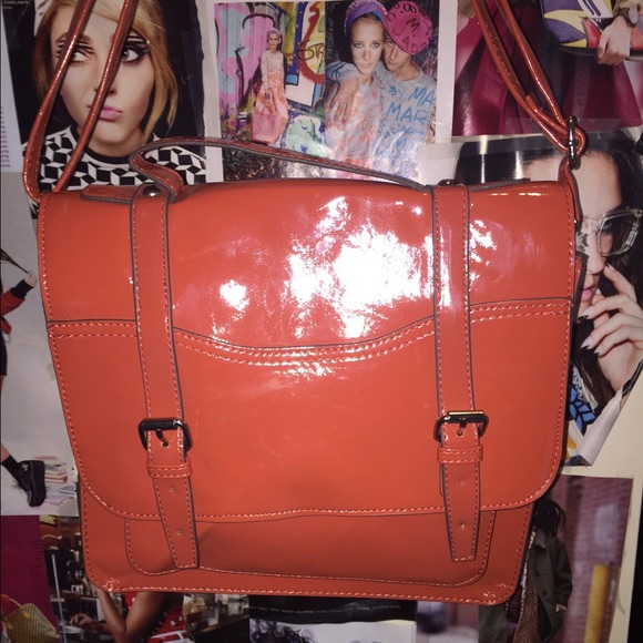 BRAND NEW Orange Satchel Purse‼️