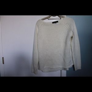 White knitted comfy forever 21 sweater