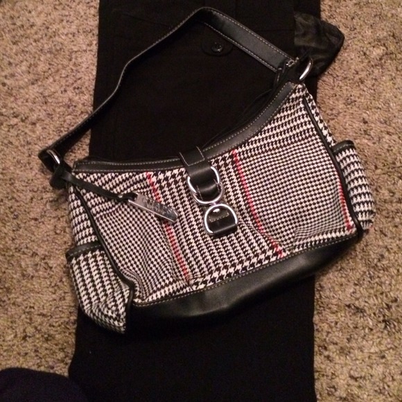 Small plaid purse