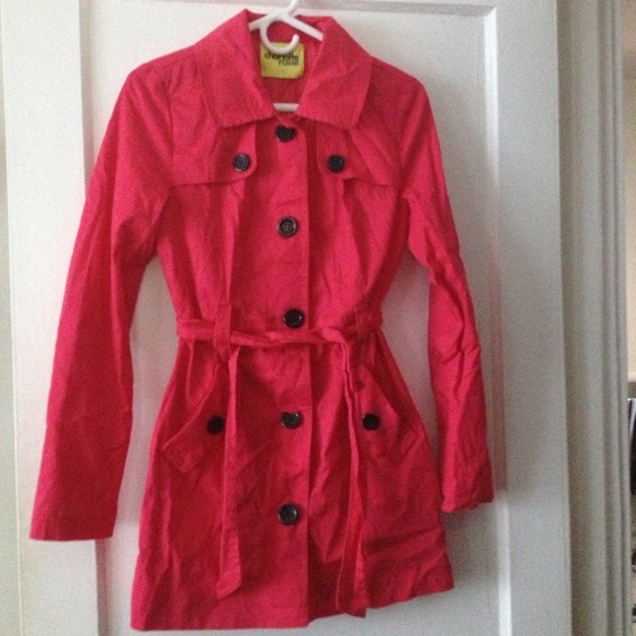 SOLD.  NWOT Magenta Trench