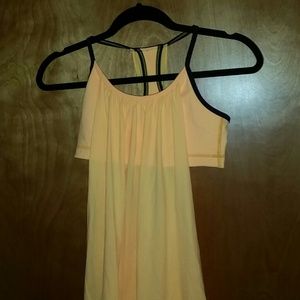 Lululemon yellow tank