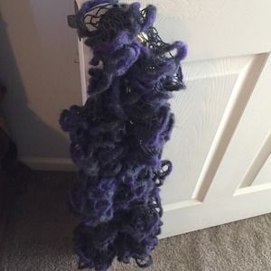 Purple scarf