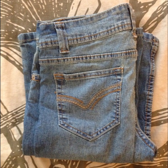 SOLD. Slightly Flared Jeans - Picture 2 of 2