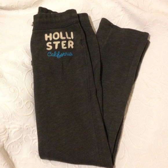 Gray Hollister Sweatpants