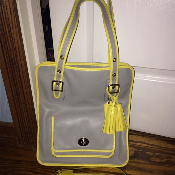 Coach legacy magazine tote