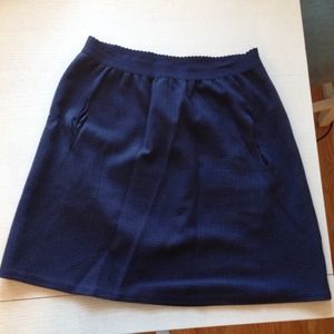 Navy skirt