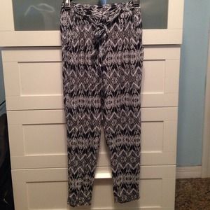 Dressy high wasted printed pants