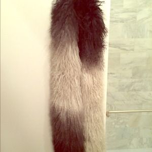 Toria Rose Ombré Mongolian Lamb Boa/Scarf