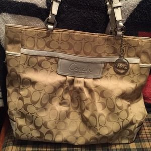 Authentic large Coach bag