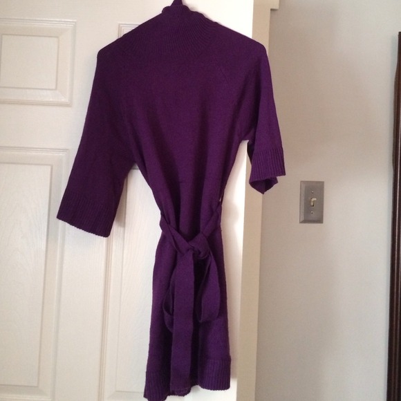 Purple tunic sweater